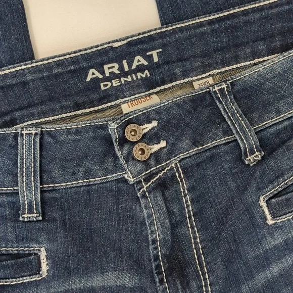 Ariat Women's Straight Leg Jeans - Blue - Picture 9 of 16